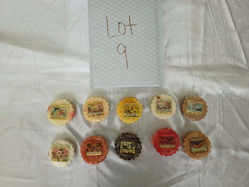 Yankee Candle Mixed Wax Melt Tarts Lot Of 10 Assorted Scents #9